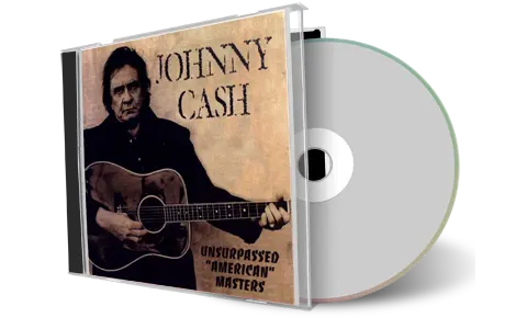 Front cover artwork of Johnny Cash Compilation CD Unsurpassed American Masters Soundboard