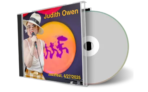 Front cover artwork of Judith Owen 2025-04-27 CD New Orleans Soundboard