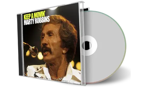 Front cover artwork of Marty Robbins Compilation CD Keep A Movin Soundboard