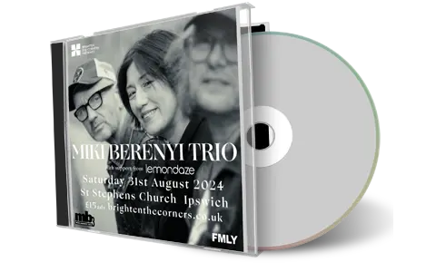 Front cover artwork of Miki Berenyi Trio 2024-08-31 CD Ipswich Audience