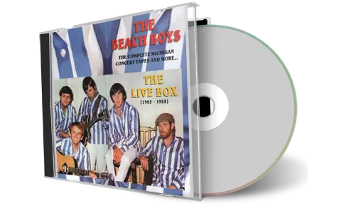 Front cover artwork of Beach Boys Compilation CD Live Box 1965 1968 Soundboard