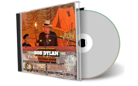Front cover artwork of Bob Dylan 2025-07-29 CD Virginia Beach Audience