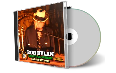 Front cover artwork of Bob Dylan 2025-08-02 CD Saratoga Springs Audience