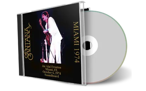 Front cover artwork of Carlos Santana 1974-10-06 CD Miami Soundboard
