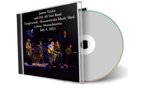 Front cover artwork of James Taylor 2025-07-04 CD Lenox Audience