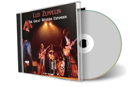 Front cover artwork of Led Zeppelin Compilation CD The Great Western Expansion Soundboard