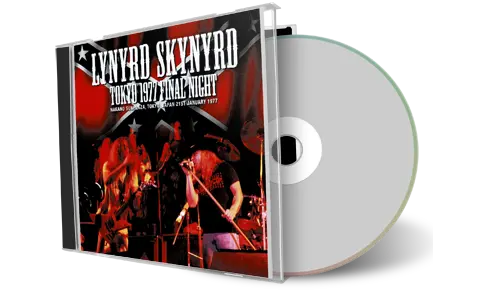 Front cover artwork of Lynyrd Skynyrd Compilation CD Tokyo 1977 Final Night Audience