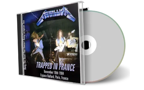 Front cover artwork of Metallica 1984-11-18 CD Paris Audience