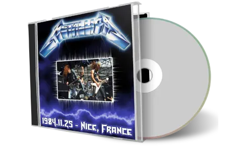 Front cover artwork of Metallica 1984-11-25 CD Nice Audience