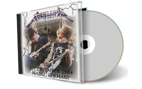 Front cover artwork of Metallica 1984-12-01 CD Mainz Audience