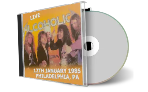 Front cover artwork of Metallica 1985-01-12 CD Philadelphia Audience