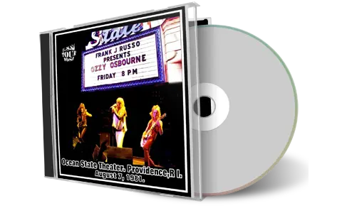 Front cover artwork of Ozzy Osbourne 1981-08-07 CD Providence Audience