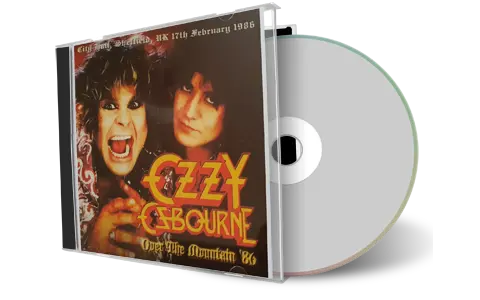 Front cover artwork of Ozzy Osbourne 1986-02-17 CD Over The Mountain Audience