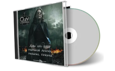 Front cover artwork of Ozzy Osbourne 2007-06-06 CD Helsinki Audience