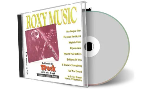 Front cover artwork of Roxy Music Compilation CD London 1972 Soundboard
