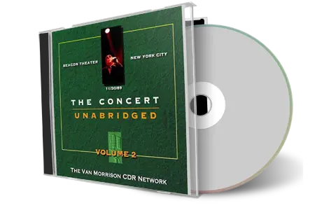Front cover artwork of Van Morrison Compilation CD The Concert Unabridged Soundboard