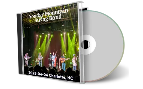 Front cover artwork of Yonder Mountain String Band 2025-04-04 CD Charlotte Audience