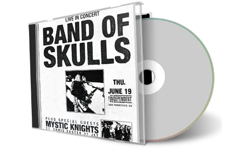 Front cover artwork of Band Of Skulls 2025-06-19 CD San Francisco Audience