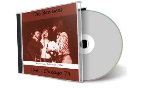 Front cover artwork of Bee Gees Compilation CD Chicago 1974 Audience