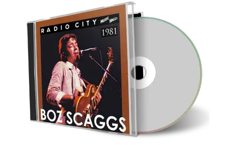 Front cover artwork of Boz Scaggs 1981-04-05 CD Radio City Music Hall Soundboard