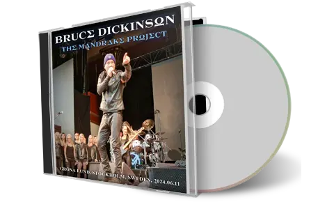 Front cover artwork of Bruce Dickinson 2024-06-11 CD Stockholm Audience