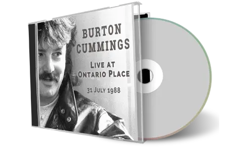 Front cover artwork of Burton Cummings 1988-07-31 CD Toronto Audience
