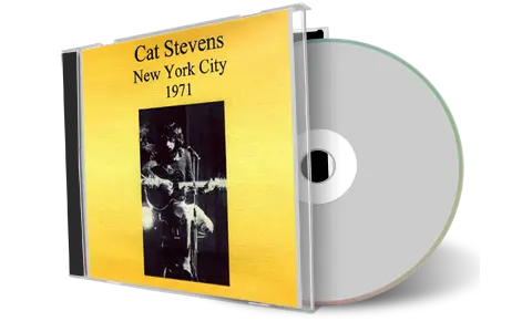Front cover artwork of Cat Stevens Compilation CD New York City 1971 Soundboard