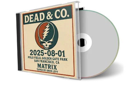 Front cover artwork of Dead And Company 2025-08-01 CD San Francisco Audience