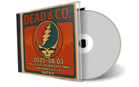 Front cover artwork of Dead And Company 2025-08-03 CD San Francisco Audience