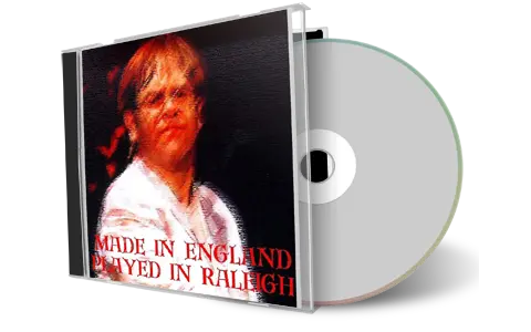 Front cover artwork of Elton John 1995-08-04 CD Raleigh Audience