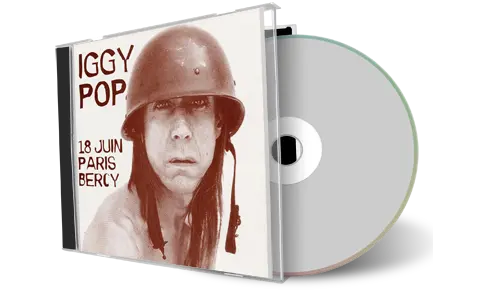 Front cover artwork of Iggy Pop 1996-06-18 CD Paris Audience