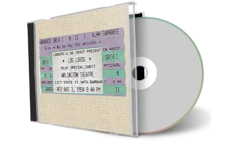 Front cover artwork of Los Lobos 1994-08-03 CD Santa Barbara Soundboard