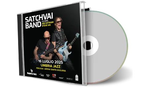 Front cover artwork of Satchvai Band 2025-07-16 CD Perugia Audience