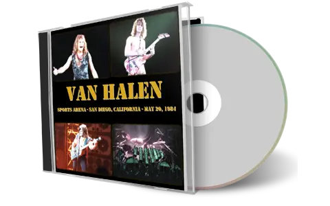 Front cover artwork of Van Halen 1984-05-20 CD San Diego Audience
