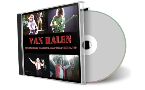 Front cover artwork of Van Halen 1984-05-21 CD San Diego Audience