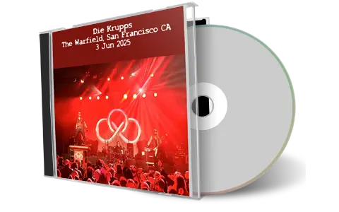 Front cover artwork of Die Krups 2025-06-03 CD San Francisco Audience