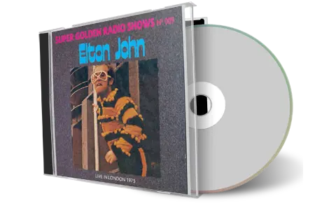 Front cover artwork of Elton John Compilation CD Super Golden Rario Shows 70S Soundboard
