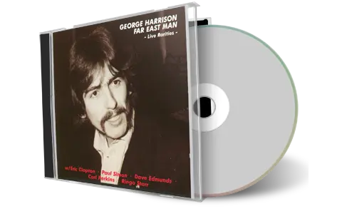 Front cover artwork of George Harrison Compilation CD Far East Man Live Rarities Soundboard