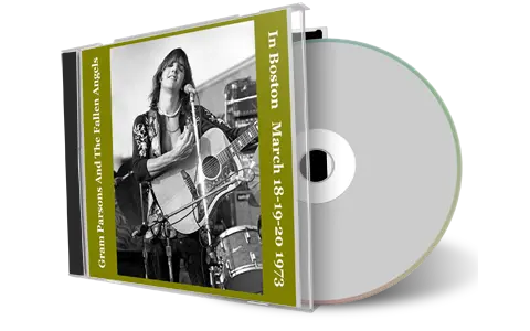 Front cover artwork of Gram Parsons Compilation CD Boston 1973 Audience