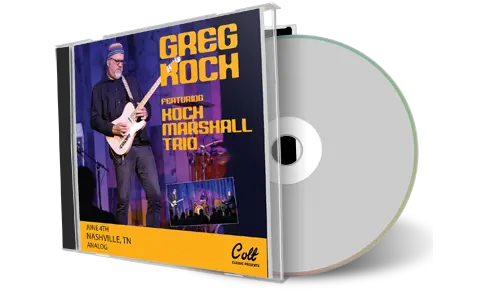 Front cover artwork of Greg Koch 2025-06-04 CD Nashville Audience