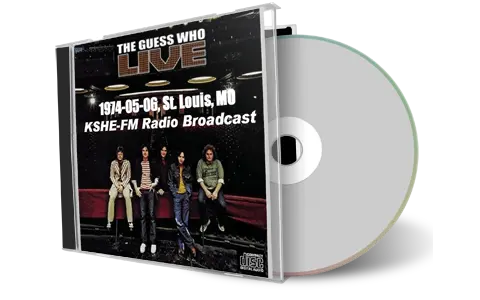 Front cover artwork of Guess Who 1974-06-05 CD St Louis Soundboard