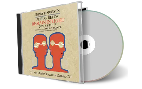 Front cover artwork of Jerry Harrison And Adrian Belew 2023-02-16 CD Denver Audience