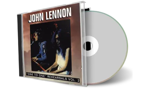 Front cover artwork of John Lennon Compilation CD One To One  Rehearsals Soundboard