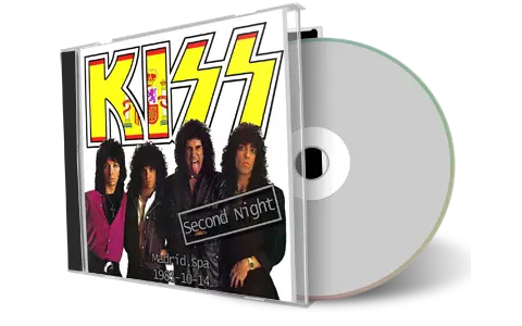 Front cover artwork of Kiss 1983-10-14 CD Madrid Audience