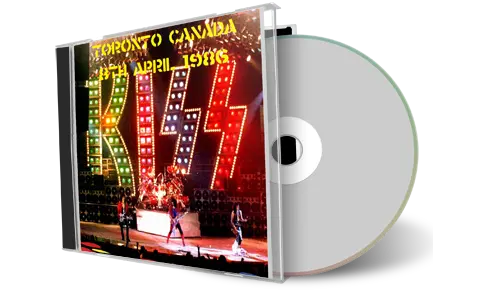 Front cover artwork of Kiss 1986-04-08 CD Toronto Audience