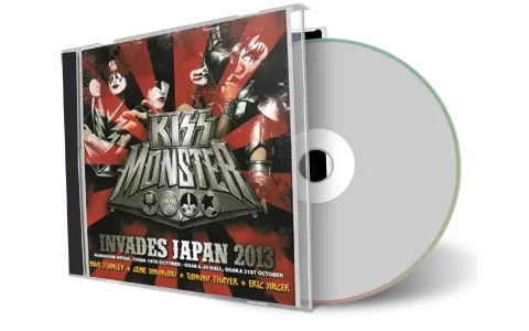 Front cover artwork of Kiss Compilation CD Kiss Invades Japan Audience