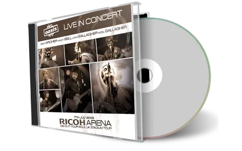 Front cover artwork of Oasis 2009-07-07 CD Coventry Audience