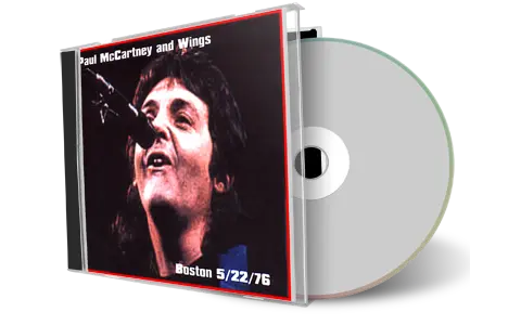 Front cover artwork of Paul Mccartney 1976-05-22 CD Boston Audience