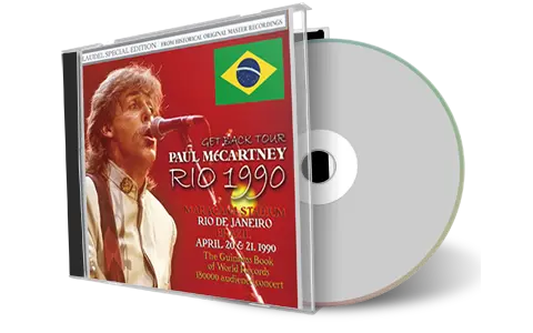 Front cover artwork of Paul Mccartney 1990-04-20 CD Rio De Janeiro Audience
