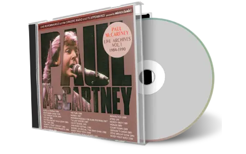 Front cover artwork of Paul Mccartney Compilation CD Live Archives Vol 1 Soundboard